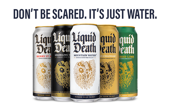 Liquid Death now available at Rapperstore: A Perfect Beverage for Celebrity Recording Sessions